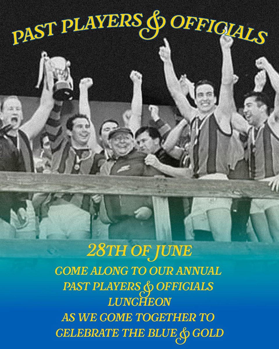 This Saturday 28th of June, we welcome our Past Players &amp; Officials, for our annual PP&amp;O luncheon! With a focus on our 1985 senior premiers! 

Let’s pack the balcony, rooms, sidelines and create a winning atmosphere to get around the boys!

Sms Tracey to book 0438001577