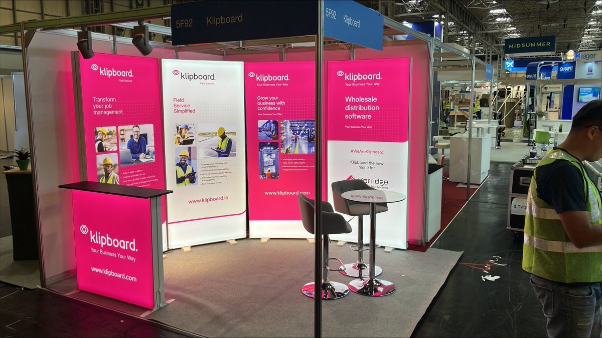 KerridgeCS's tweet image. We’re all set at the Installer Show, Birmingham NEC! 🚀 Visit us at Stand 5F92 to see how our field service &amp;amp; ERP software can transform your business - from complete control to managing work on the go. We’ve got you covered! 👋