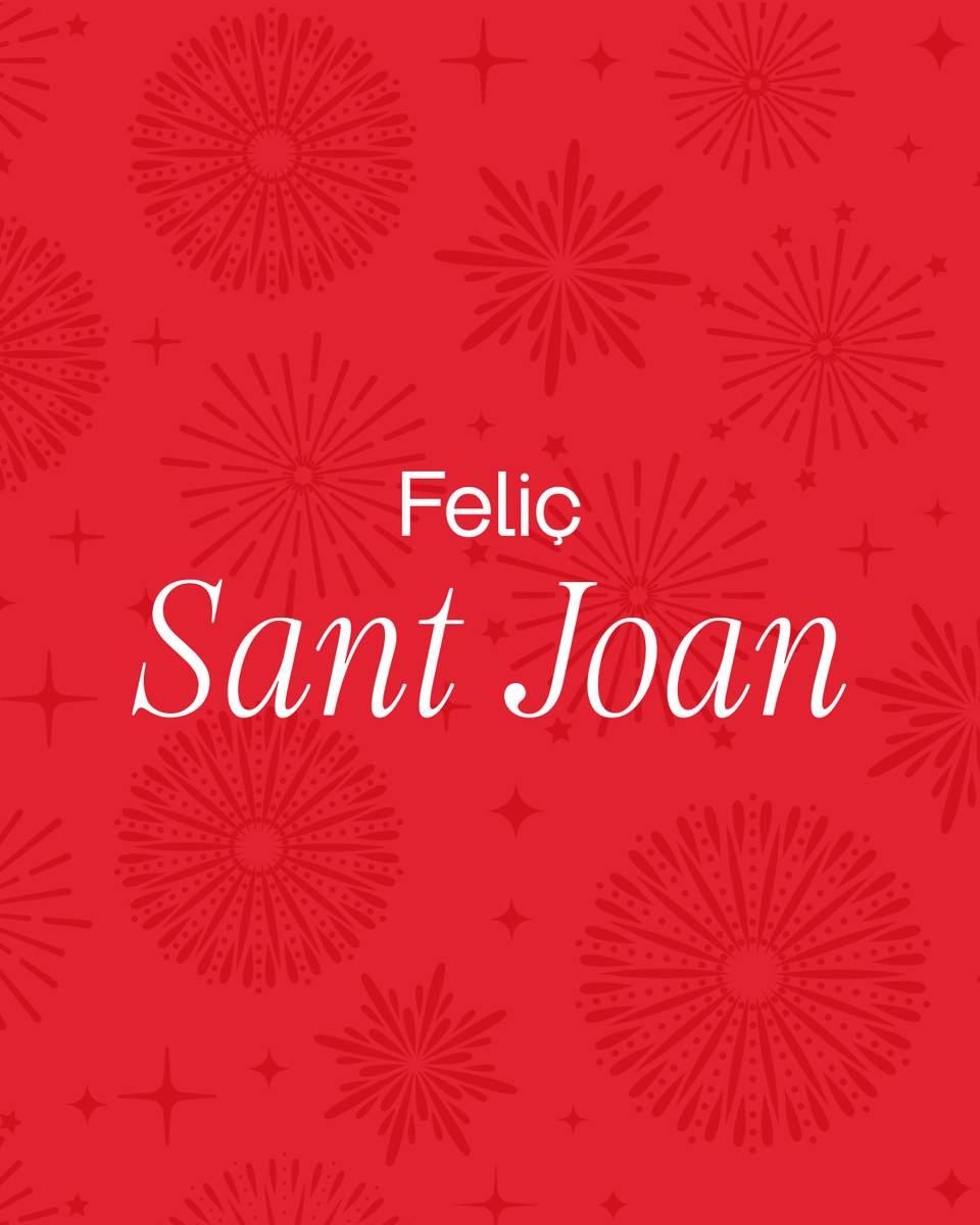 Des de l’EUSES Alumni, us desitgem una revetlla plena de màgia, il·lusió i bons moments amb la millor companyia. 🔥✨

Feliç Sant Joan i bon estiu! 

#EUSESAlumni #EUSES #SantJoan