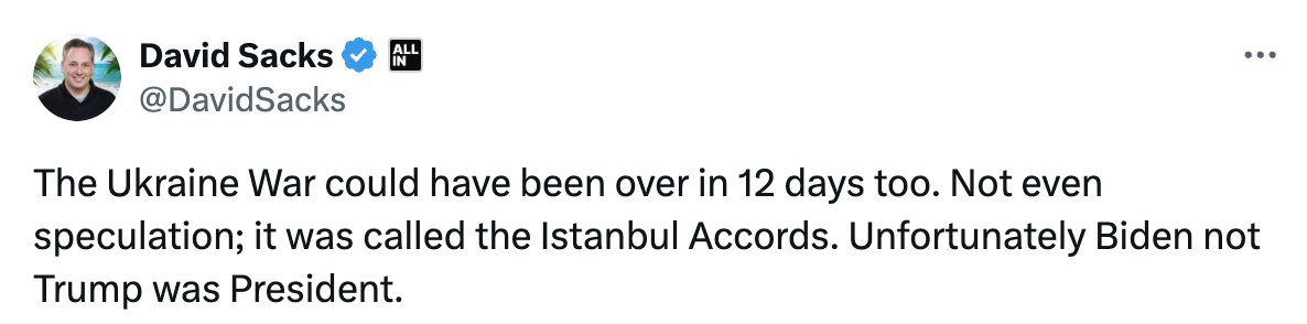 Yes, Russian aggression could have ended in 12 days if the US, Britain, and France had also begun to defend Ukraine's airspace. And thereafter, the US would have started bombing Russian military bases.
