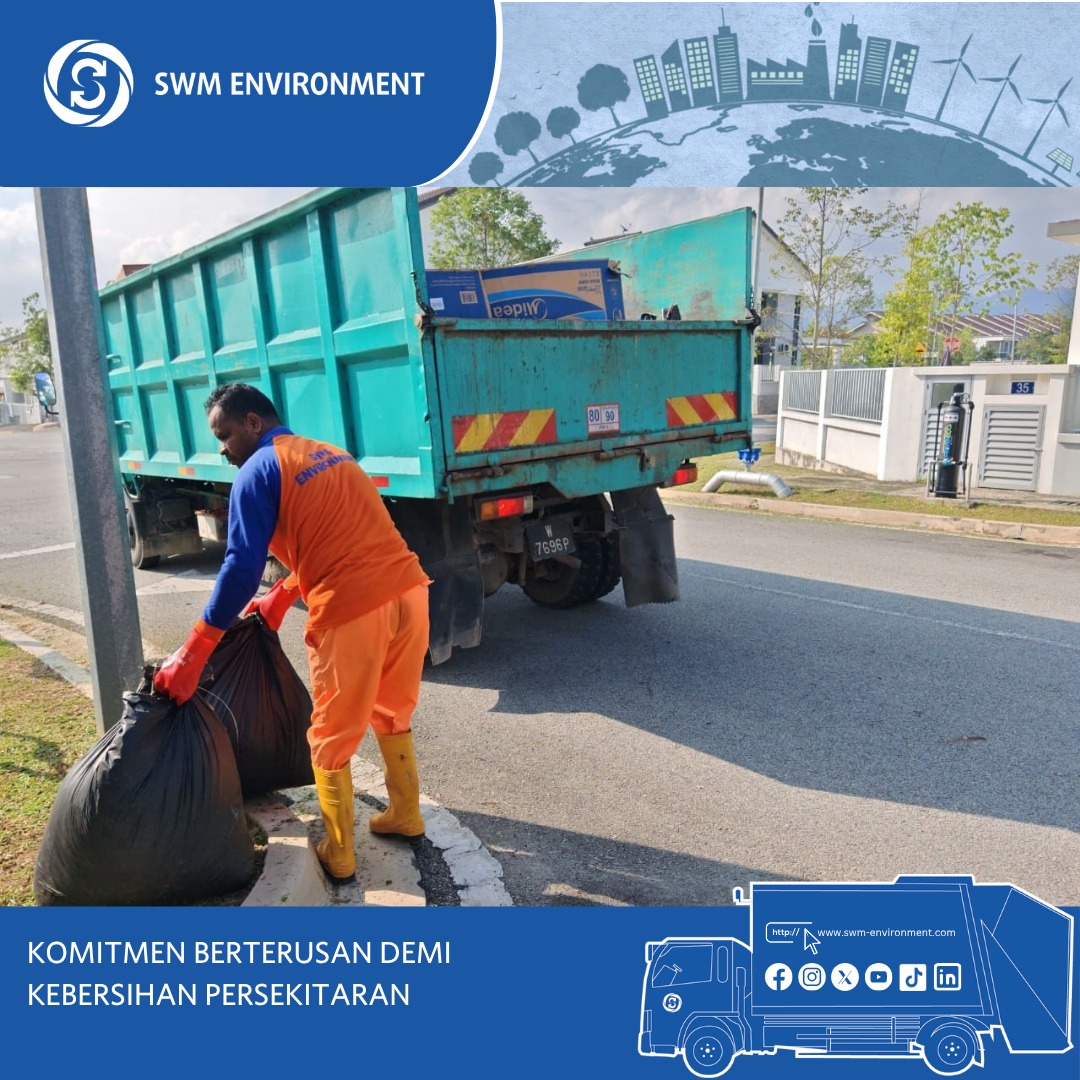 swmenvironment's tweet photo. SWM Environment terus komited memastikan kawasan perumahan kekal bersih dan selesa untuk komuniti setempat. Kerja-kerja pemotongan, sapuan rumput, kutipan sampah pukal dijalankan secara berkala oleh pasukan pembersihan. https://t.co/CXEJ7AGdnu