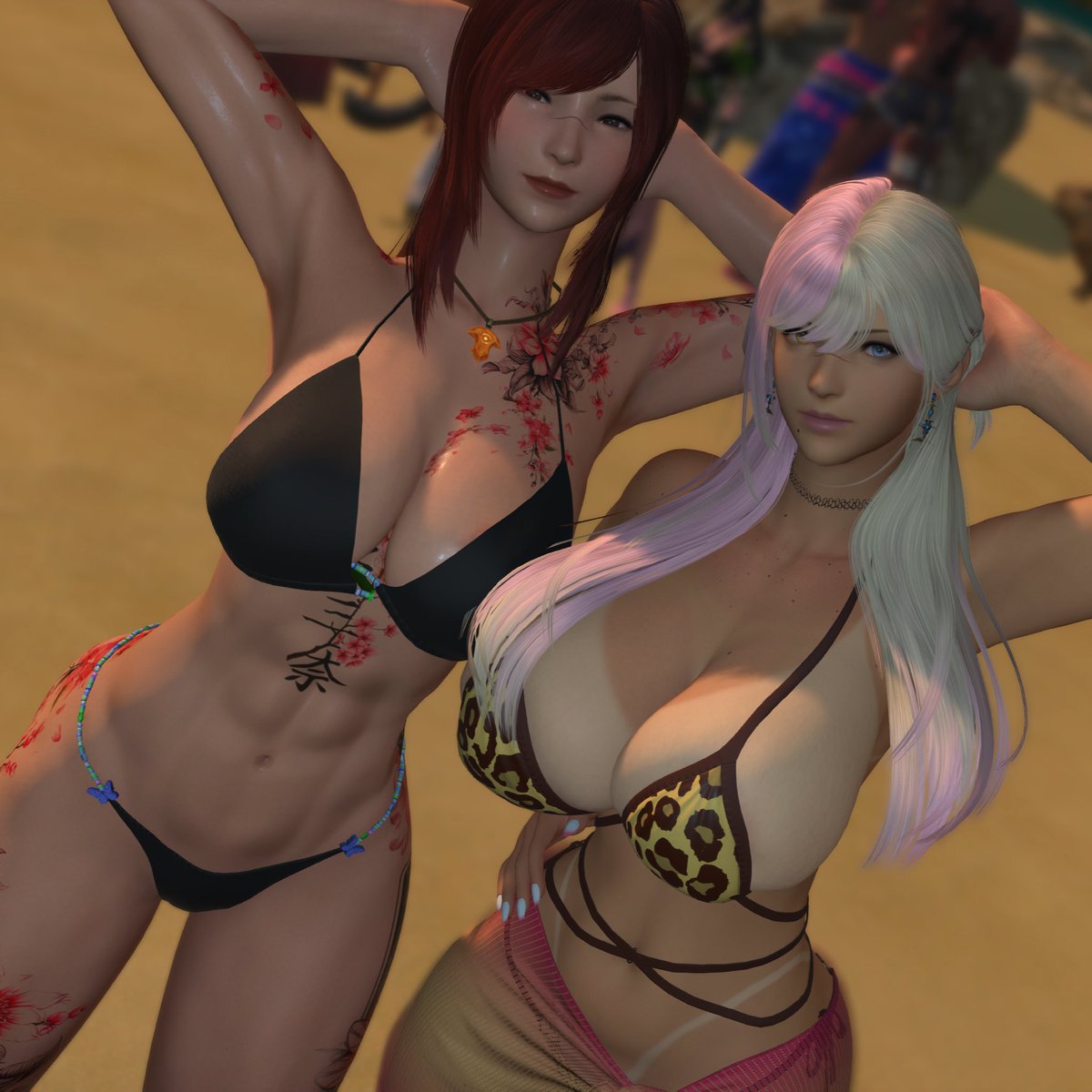 Showing off some assets with <a href="/Ayame_Scarlet/">Ayame Scarlet</a> !