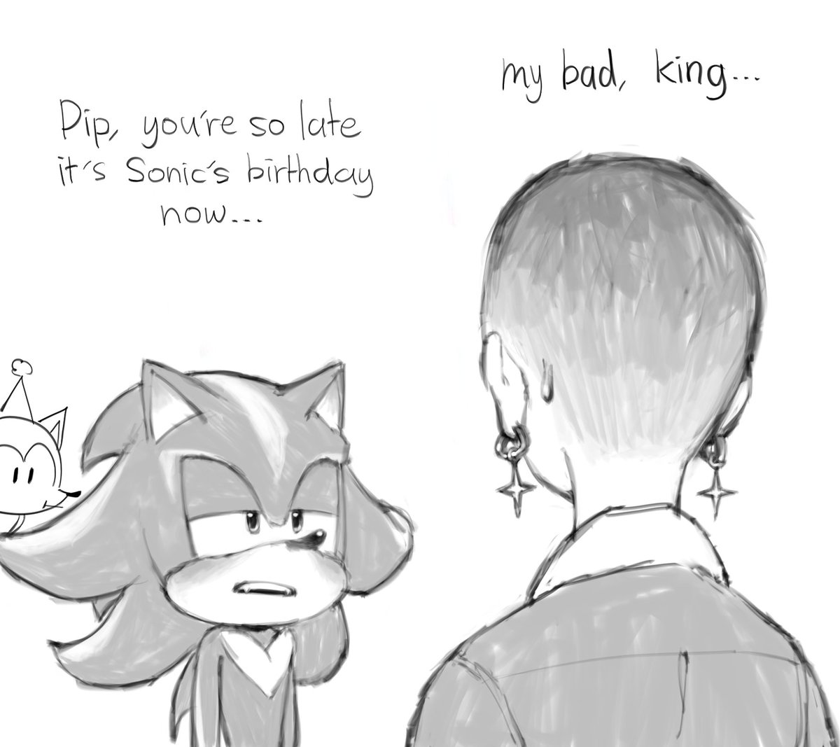 pippuizami_'s tweet image. HAPPY (belated) BIRTHDAY SHADOW MY BEBE 😭😭😭🤧🤧🤧🥳🥳🥳 FORGIVE ME DEAR FOR BEING LATE FOR YOUR BIRTHDAY I STILL LOVE YOU PLIS DONT GONE 😭😭😭😭😭😭
#ShadowTheHedgehog #shadow #birthday #birthdayboy #shadowfanart #fanart #birthdayfanart #birthdayart