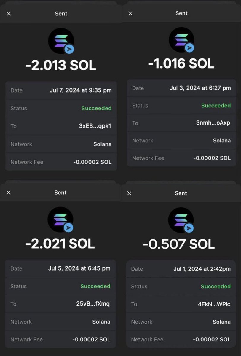 Drop Your $SOL wallets and I'll send $100 💵
(Yes for real )

Just Follow &amp; RT🚀

Must join TG (pinned tweet) &amp; show proof