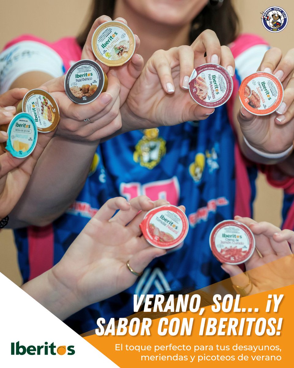 ☀️Verano, sol… y sabor con Iberitos🍅🫒 <a href="/Iberitos/">Iberitos || Patés y cremas untables</a> 

El toque perfecto para tus desayunos, meriendas y picoteos de verano
🇪🇸 Productos 100% nuestros, con el sabor de siempre y la calidad que nos une.

Gracias, Iberitos, por seguir apoyando al deporte
#iberitos #MairenaVoleyClub