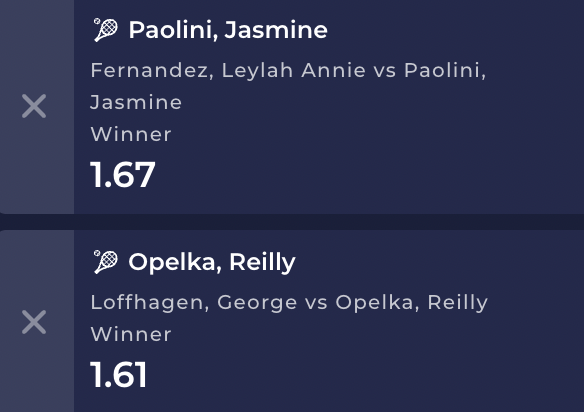 fgfreebets's tweet photo. 🎾 Tennis Play of the Day – 2.69 Double
🔥 Paolini to beat Fernandez
✅ Paolini in top form post-RG run
✅ Fernandez inconsistent vs higher-ranked opponents
🔥 Opelka to beat Loffhagen
✅ Opelka’s serve too big for the Brit
✅ Returning strong after injury layoff
💸 Confident double at 2.69 odds
📲 Grab the rest of today’s slips FREE:
👉 https://t.co/k5Si3ovlBX
#TennisTips #PlayOfTheDay #BettingTips #Wimbledon #TennisParlay #FGFreeTips