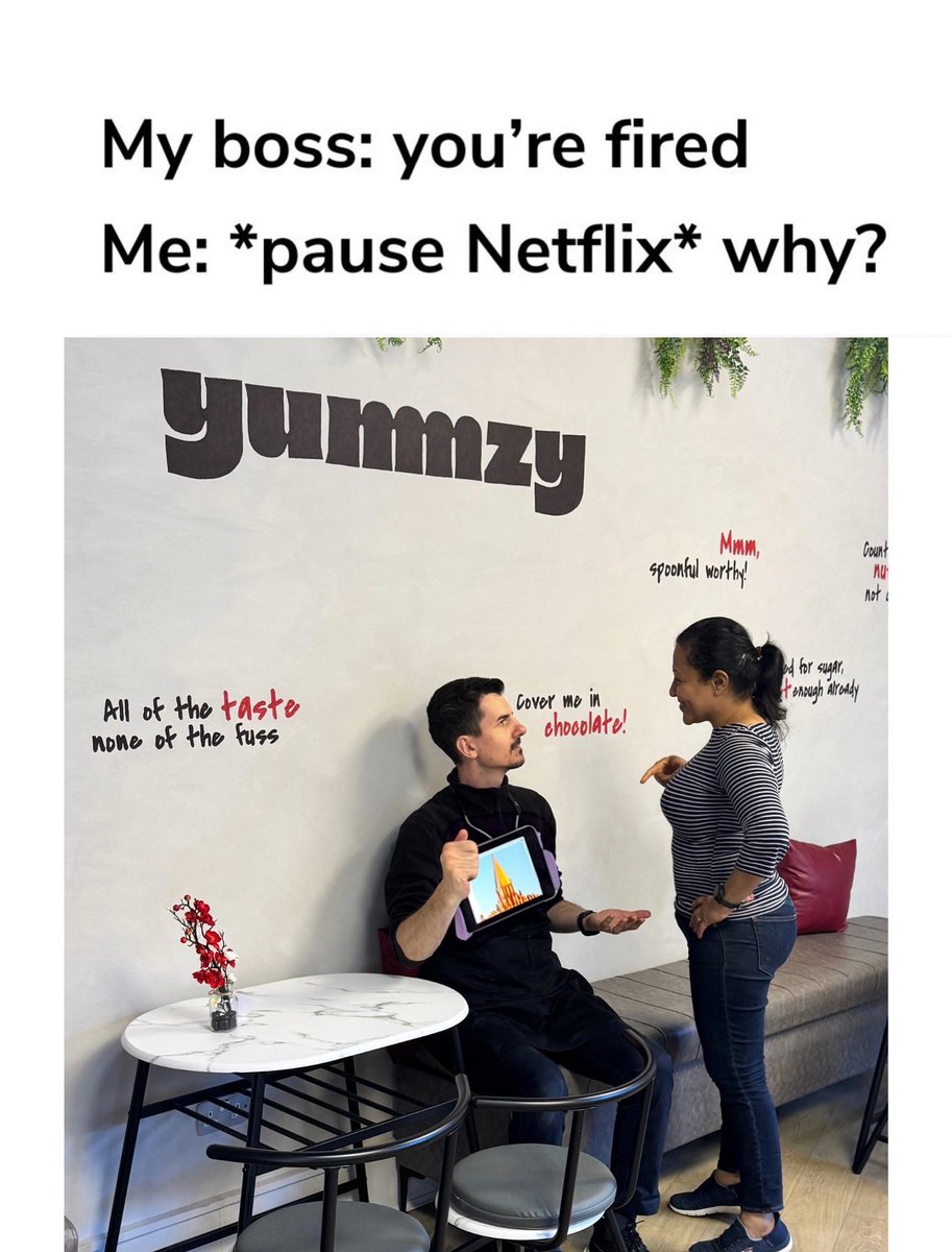 Can you guess what show I was watching? Drop your guesses below! 👇
🎬 When you say “I’ll just have one episode” and your coffee goes cold… ☕📱
Caught in the act watching you-know-what while on shift 😅

#YummzyMoments #NetflixAndSip #BehindTheCounter #CoffeeBreakVibes