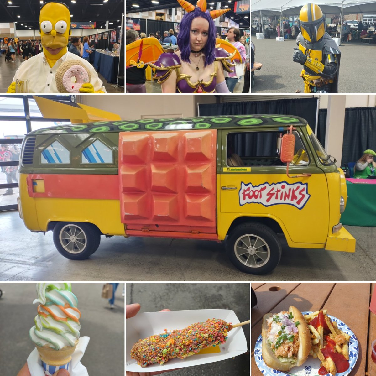 jericollage70's tweet image. @wasummercon has been AWESOME as always! Can't wait to come back next year! Met some new & same Voice Actors, did 3 Group Photo Ops, Met & chatted with the Celebrities, Cosplay pics, & got to try out some new delicious food!