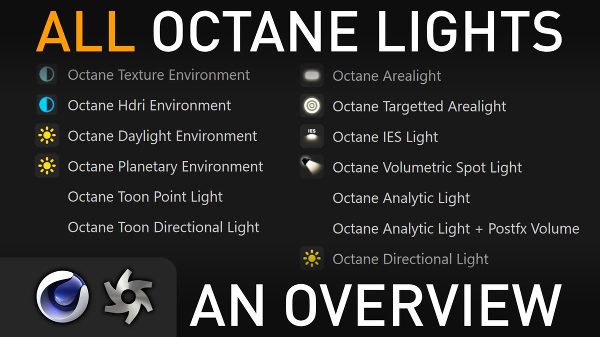 RaphaelRau's tweet image. 128 Tuts later 😁
Since the last one was such a success, we are looking at &quot;ALL THE LIGHTS IN OCTANE&quot; in this 128th tutorial.

youtu.be/PQutTXwxhIQ

@OTOY  @MaxonVFX 
#octane #c4d #lights