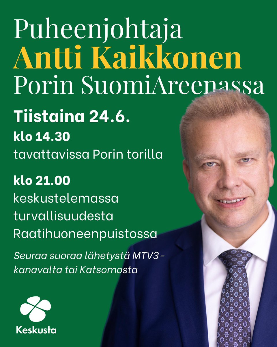 anttikaikkonen's tweet image. Kohtaamispaikkana Pori, tarkemmin tori. 🍀🇫🇮