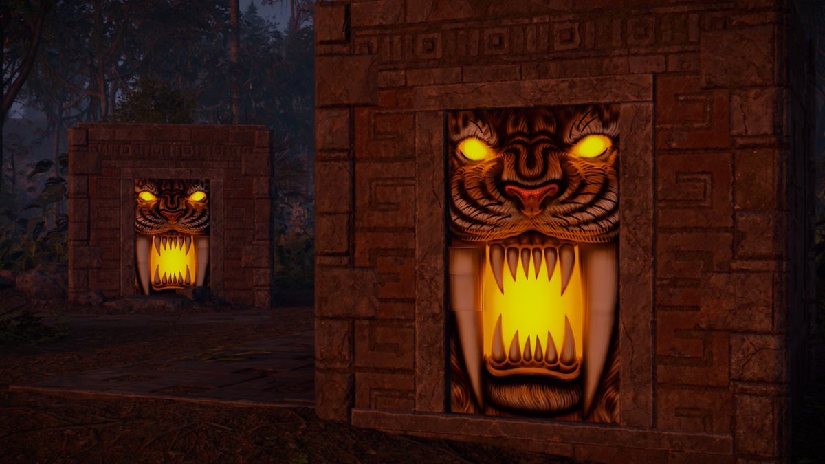 Hello! This is our new <a href="/playrust/">Rust</a> skin for this week🐯

Beast's Lair - Sheet Metal Door (Glow)
steamcommunity.com/sharedfiles/fi…

#Rust #Rustworkshop #Rustskins
<a href="/FcpnchStds/">facepunch</a> <a href="/gerrmanman/">ThatGermanGuy</a> @hedgesnvideos