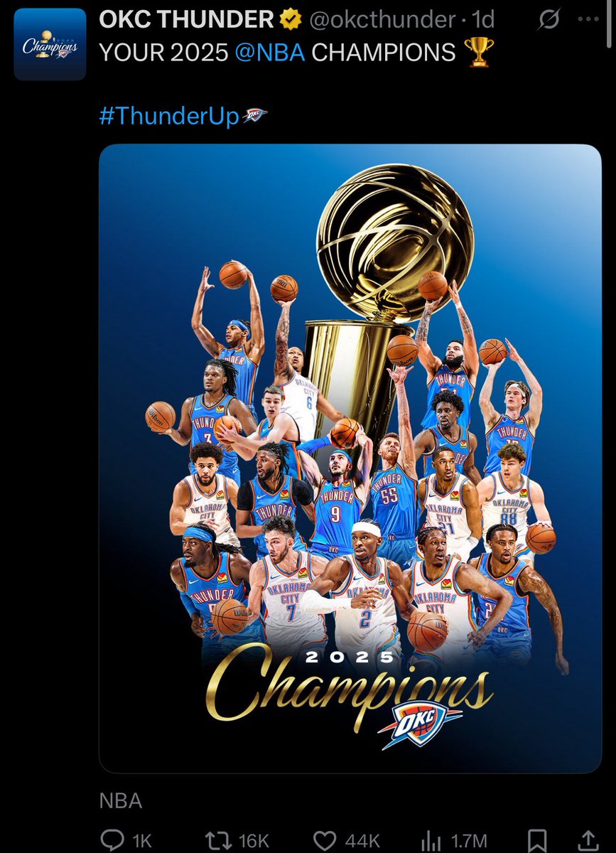 ggzmedia03's tweet photo. 🚨 Tyrese Haliburton's injury post overshadows OKC's championship hype! 

Hali's impact outshines their ring. https://t.co/eDfF5M8IDL