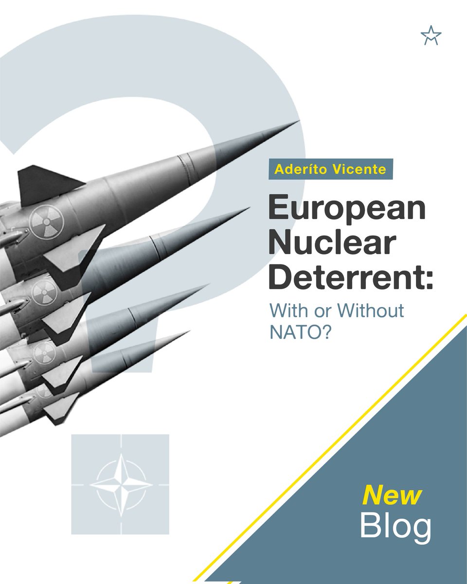 Adérito Vicente (@aderitus) on Twitter photo As the #NATOsummit unfolds in The Hague, my latest <a href="/MartensCentre/">Martens Centre</a> piece argues that Europe should pursue the development of a European NATO deterrent.
#NATO #Europe #NATOEurope #NuclearDeterrence
martenscentre.eu/blog/european-… As the #NATOsummit unfolds in The Hague, my latest <a href="/MartensCentre/">Martens Centre</a> piece argues that Europe should pursue the development of a European NATO deterrent.
#NATO #Europe #NATOEurope #NuclearDeterrence
martenscentre.eu/blog/european-…