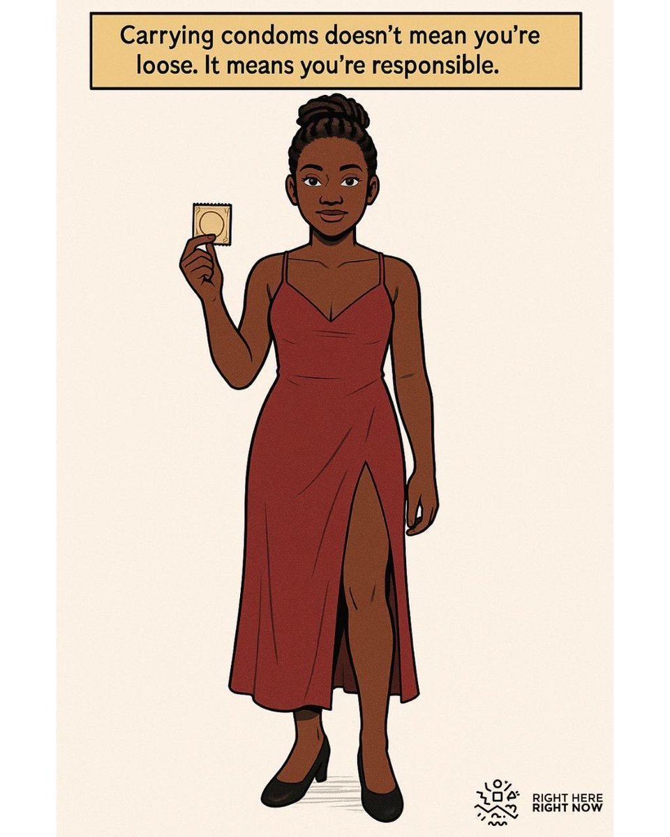 Carrying condoms doesn’t make you easy it makes you empowered.
Being prepared is not about promiscuity, it’s about protecting yourself and your future.                             #SafeSex