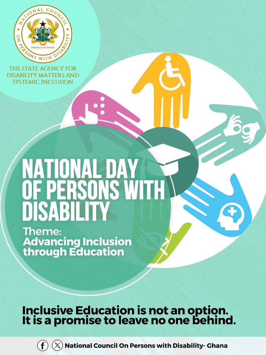 National Day of Persons with Disability #thestateagencyfordisabilityinclusion #disabilityinclusion