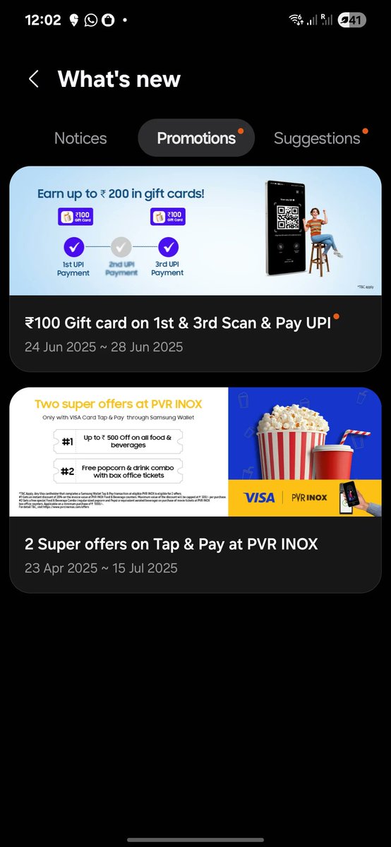 desi_dime's tweet photo. ๐ฅ SAMSUNG WALLET HACK! ๐ฅ
Scan any merchant QR via Samsung Wallet โ Get โน200 Amazon GV! ๐
โ
User-specific | โ
No min. spend
โณ Limited period โ Claim FAST!
๐ฒ Steps:
Open Samsung Wallet
Scan any QR code -> Get โน200 Amazon voucher!
#freebies #amazonvoucher #PrimeVideo https://t.co/TM1EahOMBc