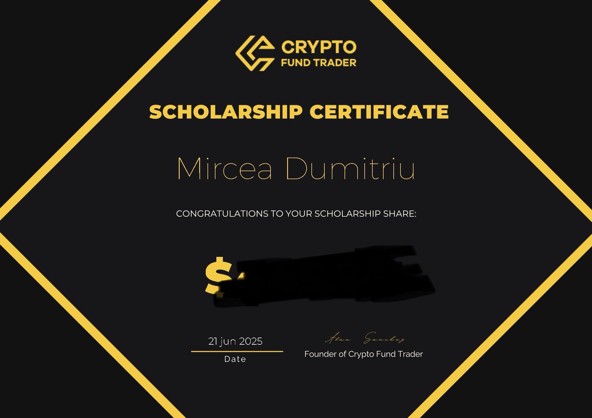 Gm☕️

Second payout received🤝🏼

Thank you <a href="/CFTradercom/">Crypto Fund Trader</a>