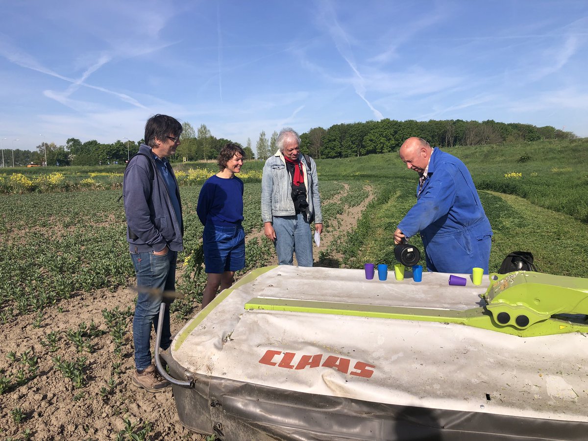 Veel respons op artikel over BAM-akker in <a href="/nieuweoogstnl/">Nieuwe Oogst</a>: 

nieuweoogst.nl/nieuws/2025/06…

én Jacob had goeie koffie bij zich!