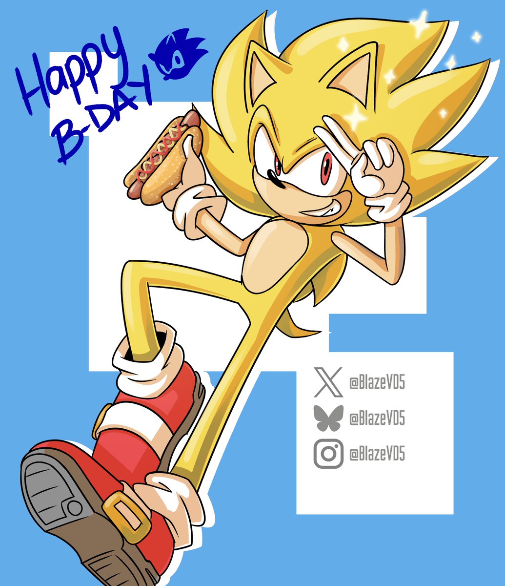 BlazeVD5's tweet image. Happy 34th Anniversary!!

#Sonic34th #SonicTheHedgehog