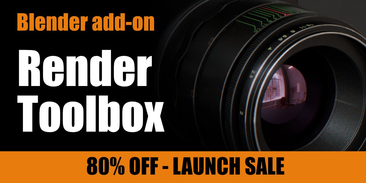 splitcg's tweet photo. Our new blender add-on " Render Toolbox "
Download : https://t.co/bst8kr5rO1

#blender #Blender3d #blenderart #blendercommunity #blender初心者 #Blender3D #b3d #blenderart #CGI #cg #tutorials #tutorial #3D #modeling #rendering #render #blenderCycles #graphicsdesign https://t.co/AsBvm9RI7I