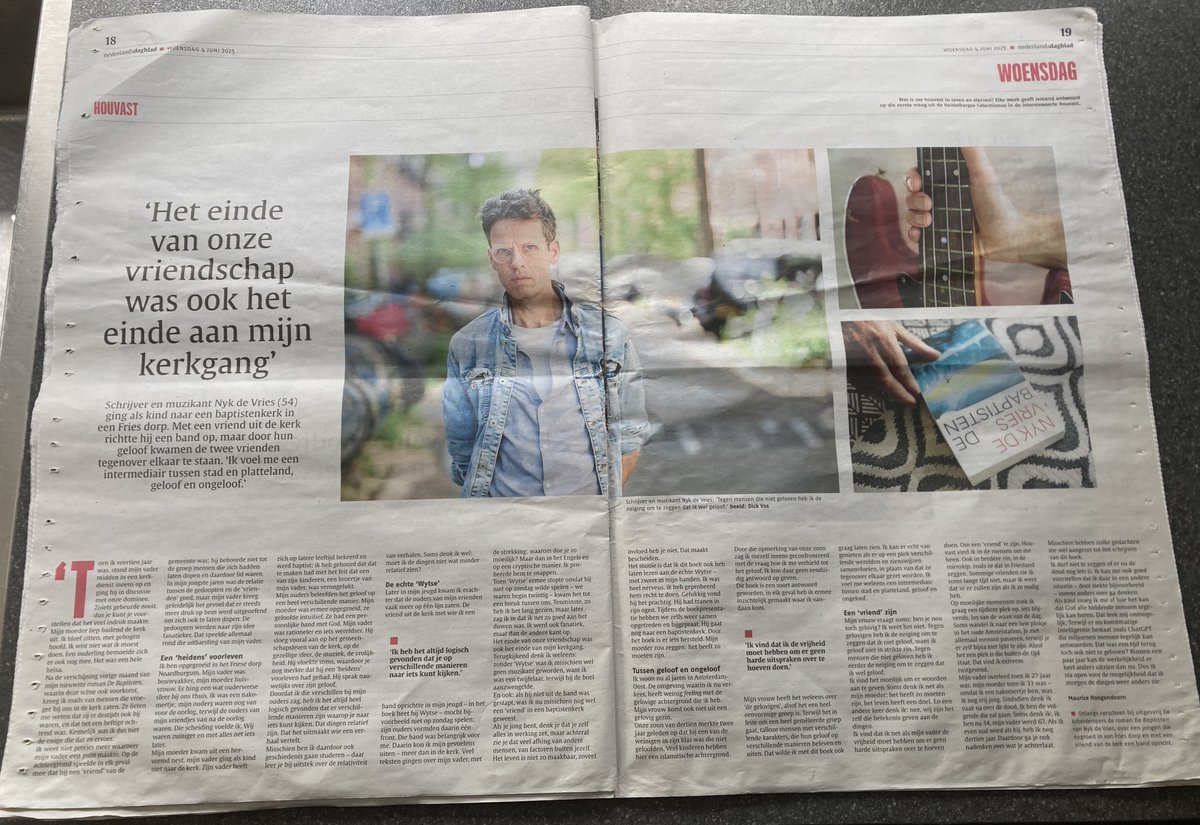Nykdevries's tweet image. Een mooi uitgebreid interview in het Nederlands Dagblad over 'De Baptisten' van Maurice Hoogendoorn met foto's van Dick Vos. 'De Baptisten' is hier te bestellen:
libris.nl/singeluitgever…