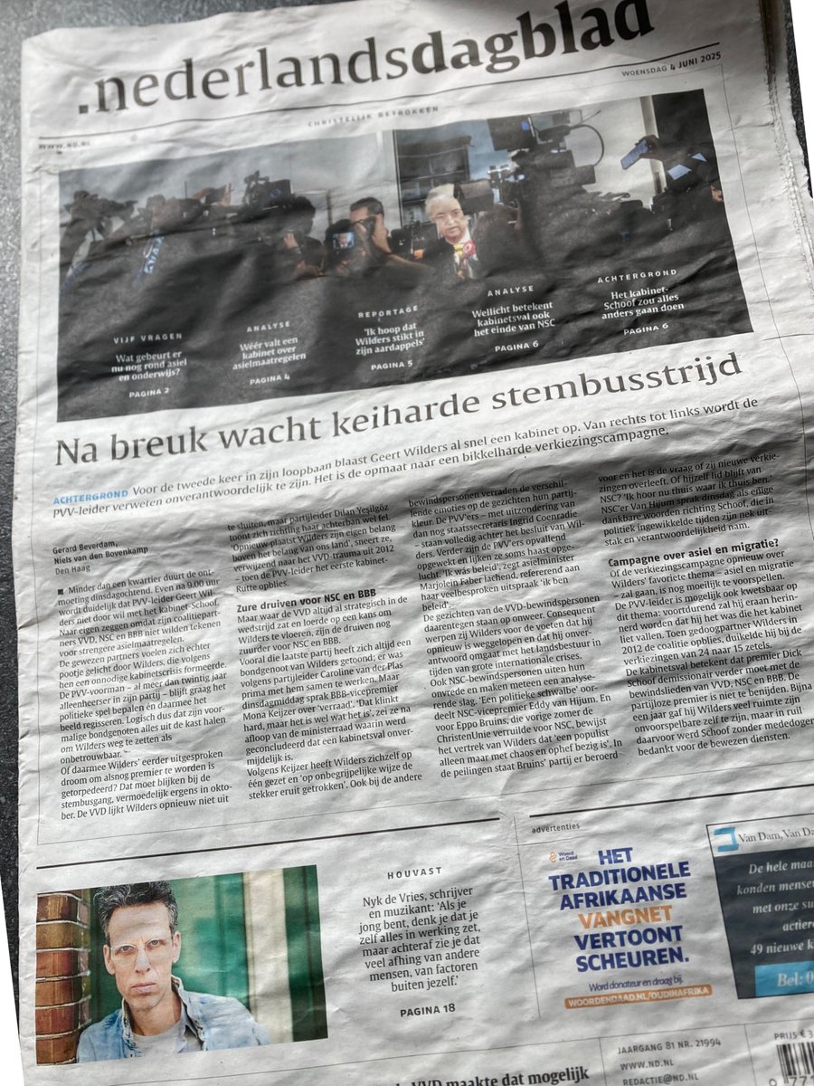 Nykdevries's tweet image. Een mooi uitgebreid interview in het Nederlands Dagblad over 'De Baptisten' van Maurice Hoogendoorn met foto's van Dick Vos. 'De Baptisten' is hier te bestellen:
libris.nl/singeluitgever…