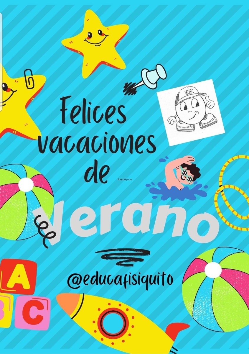 ¡¡¡FELICES VACACIONES!!!🏊‍♂️🚵‍♂️🏝🌊
educafisiquito.blogspot.com/2024/06/felice…