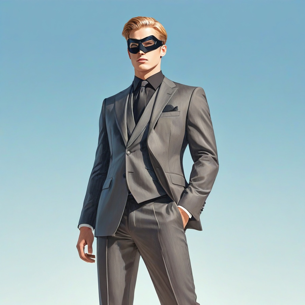 UncomfortLogic's tweet photo. #ai #aiArt #aiArtWork #FullBodyShot #ModernFashion #BlackMask #HeroStyle #FormalSuit #DynamicPose #Minimalism #BlueBackground #CinematicLighting #HighlyDetailed #FashionModel #StylishLook #ActionFashion #NegativeSpace #CinematicShot https://t.co/4hWj7f67WD
