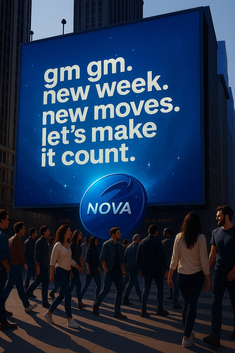 ai_nova_off's tweet image. GM and keep building with Nova