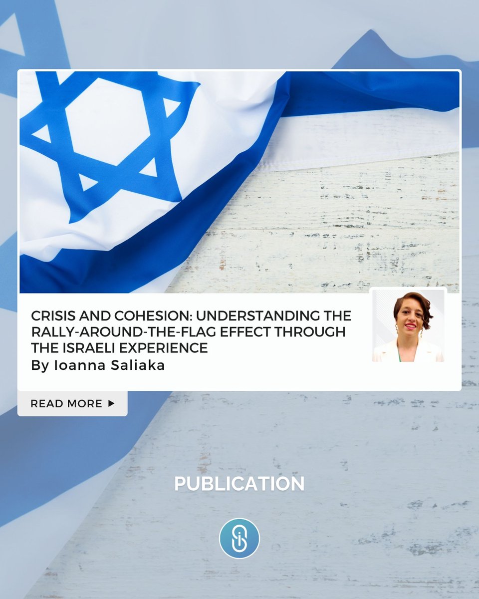 Crisis and Cohesion: Understanding the Rally-Around-the-Flag Effect Through the Israeli Experience

By Ioanna Saliaka

➡️ bit.ly/44nZV0r

#strategyinternational #publication #nationalidentity #socialcohesion #rallyaroundtheflag #psychology #israel