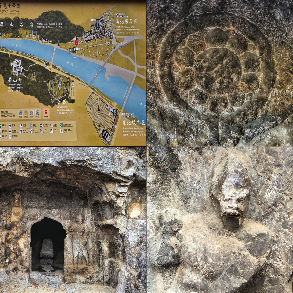 k_pawlowska's tweet photo. #GoodAfternoon & have a nice day 😊
#ChinaAdventure - #17 - #Luoyang
#TheLongmenGrottoes
The grottoes and niches of #Longmen contain the largest & most impressive collection of Chinese art of the late Northern Wei & Tang Dynasties (316-907).
#Travel #VacationTrip2025 #GirlsTrip #enjoylife