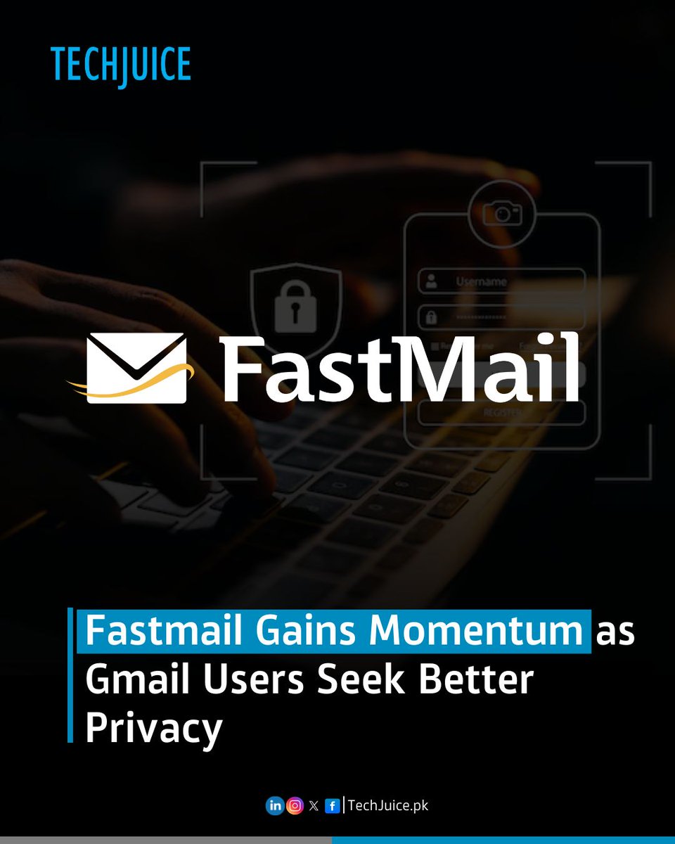 TechJuicePk's tweet image. Fed Up with Gmail? Privacy-Conscious Users Are Switching to Fastmail.

As concerns over data privacy and user control grow, many are leaving Gmail for Fastmail, a clean, ad-free, and privacy-focused email service based in Australia.

#Fastmail #EmailPrivacy #Gmail