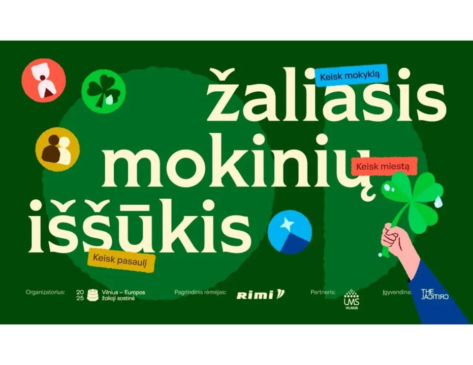 Students in Vilnius 🇱🇹, the 2025 #EUGreenCapital, have kicked off the Green Challenge for School Students! 🌎

Teams of students are coming together to create and implement solutions for eco-issues within their schools. 🌱

👉 kont.ly/dd4b8328

#GreenCities #Sustainability