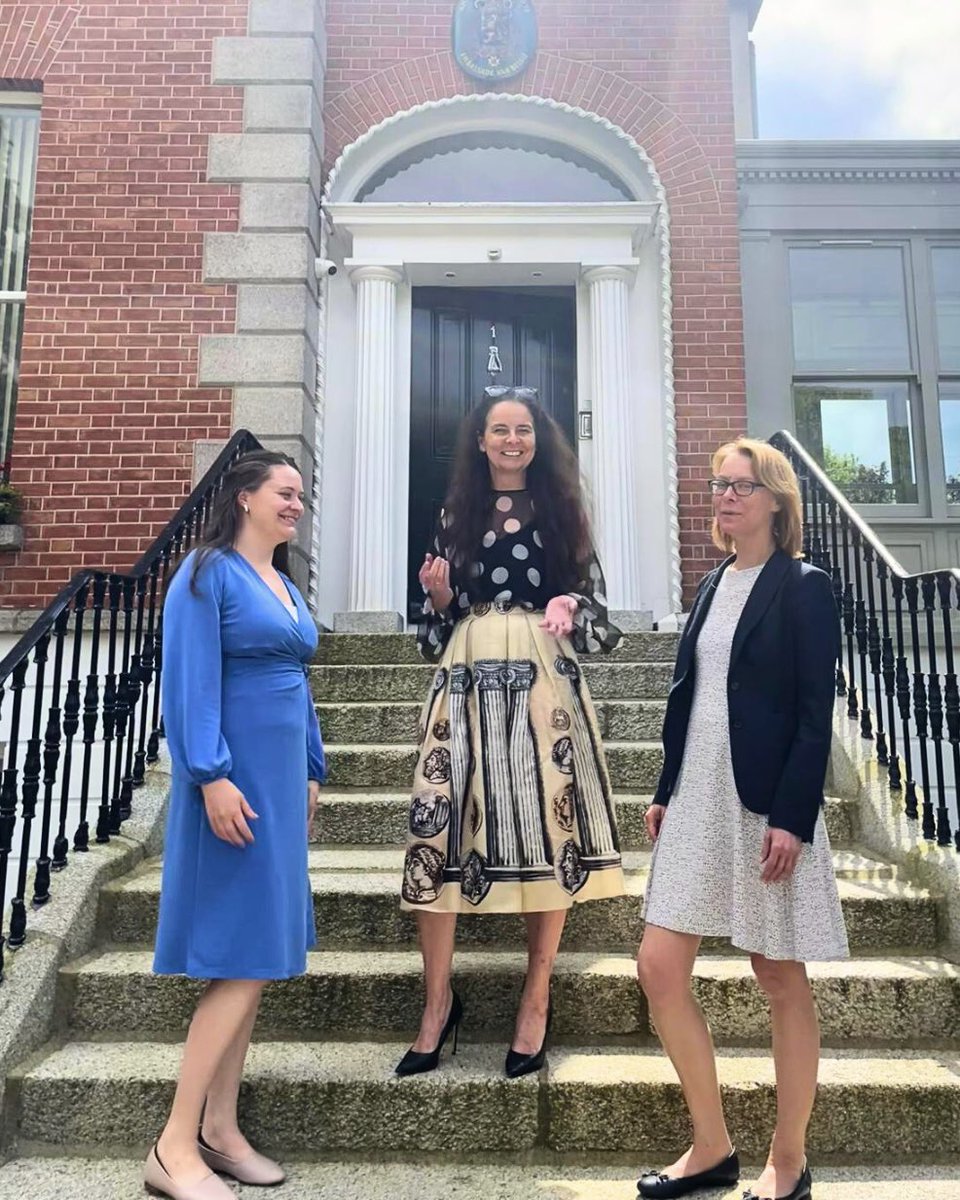 Belgium in Ireland (@beinireland) on Twitter photo 🚺Globally & in Belgium, women remain underrepresented in #diplomacy.
Yet, this is not so <a href="/BEinIreland/">Belgium in Ireland</a>: with Amb. <a href="/K2Vlierberge/">Karen van Vlierberge -K2V</a>, DHOM <a href="/CoppensKatrijn/">Katrijn Coppens</a> & Consul <a href="/karle_dv/">Karle De Volder</a>, our #Embassy has a fully female diplomatic team, proudly representing 🇧🇪
#InternationalDayofWomeninDiplomacy 🚺Globally & in Belgium, women remain underrepresented in #diplomacy.
Yet, this is not so <a href="/BEinIreland/">Belgium in Ireland</a>: with Amb. <a href="/K2Vlierberge/">Karen van Vlierberge -K2V</a>, DHOM <a href="/CoppensKatrijn/">Katrijn Coppens</a> & Consul <a href="/karle_dv/">Karle De Volder</a>, our #Embassy has a fully female diplomatic team, proudly representing 🇧🇪
#InternationalDayofWomeninDiplomacy