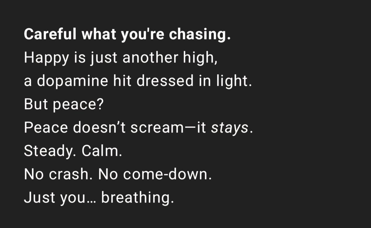 JustRide69's tweet image. #MentalHealth #DopamineTrap #PeaceOverPleasure #DeepThoughts #InnerCalm #TikTokPoetry