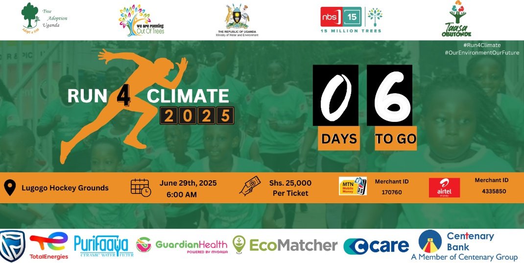 JoyEdnah's tweet photo. ππββοΈ Run for Climate is ON this Sunday!
Lace up your shoes, grab your water bottle, and join us as we run for a cooler, greener planet!
Every step is a statement: We care. We act. We run for change. π±πͺ
#RunForClimate #TreeAdoptionUganda https://t.co/G9KGRErX79