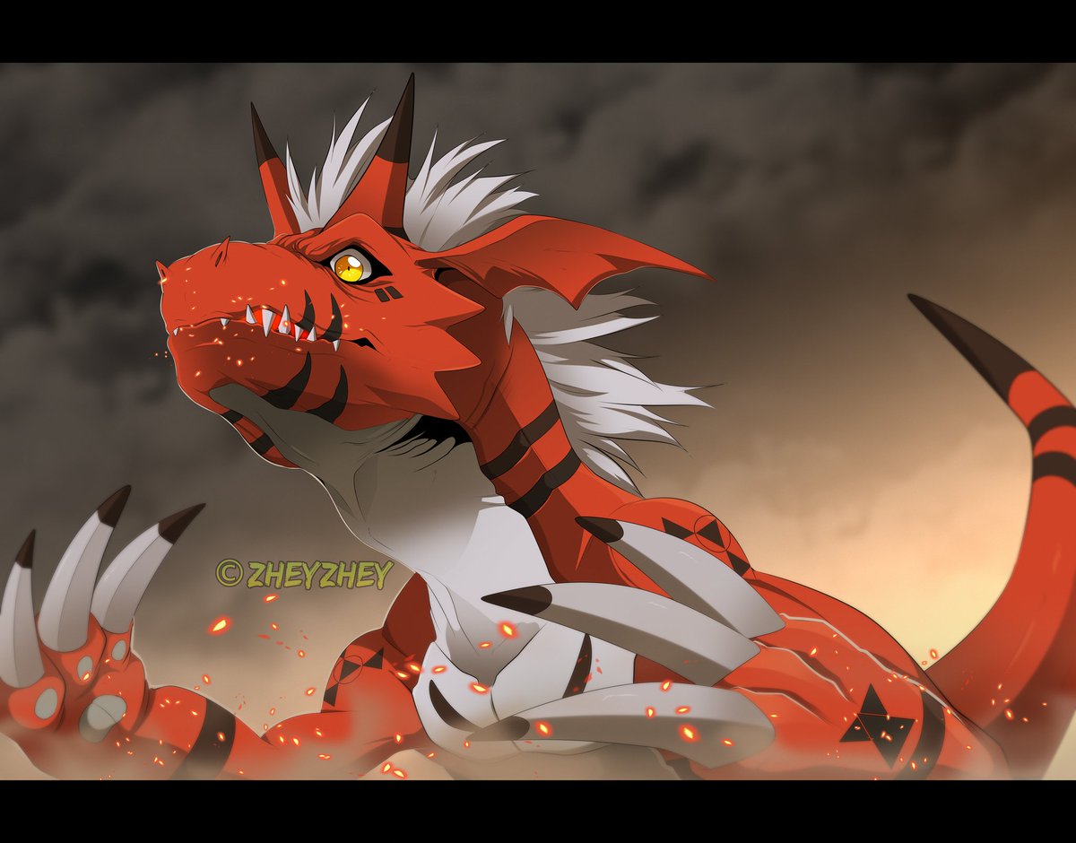 ZheyZheyArts's tweet image. Growlmon