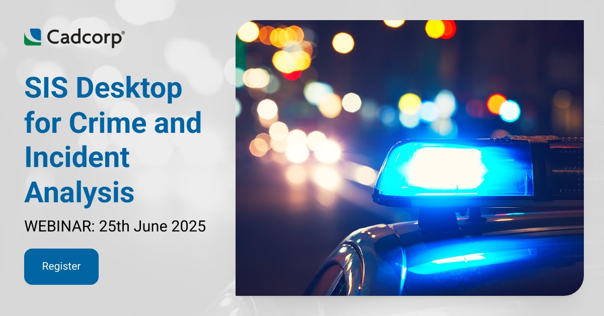 cadcorp's tweet image. An extensive range of functionality for crime and incident analysis is included as standard in @Cadcorp #SISDesktop. Join our webinar *tomorrow* to see it in action - mailchi.mp/cadcorp.com/si… - #Police #CrimeAnalysis #ASB #GIS #Spatialinsight