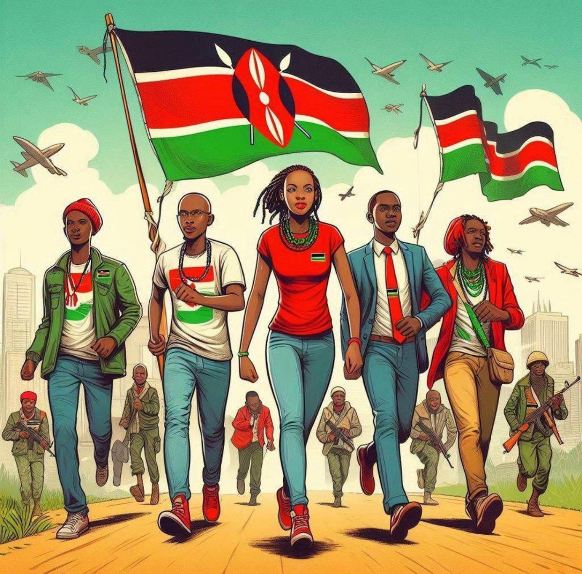 Numbers don't lie, the police don't have even salaries always in depts, Army 🪖 also their allowances in arrears. 
#OccupyStatehouse 
#OccupyEverywhere