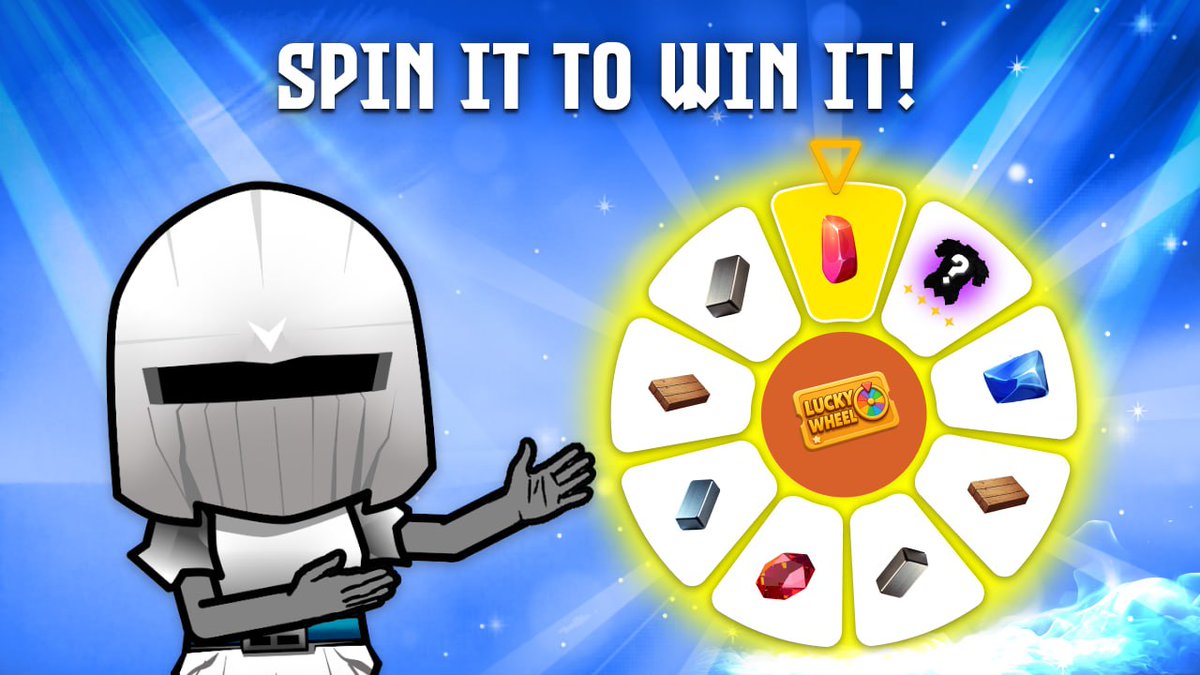 NEW FEATURE: LUCKY WHEEL 

Hey warrior, are you ready to test your luck?🍀
💥Spin the Lucky Wheel using 1 or 10 tickets at a time to get awesome rewards!

✨How to get Lucky Wheel Tickets?
Complete Earn Tasks and collect tickets as you go!

‼️Note: The first Earn Task to get a