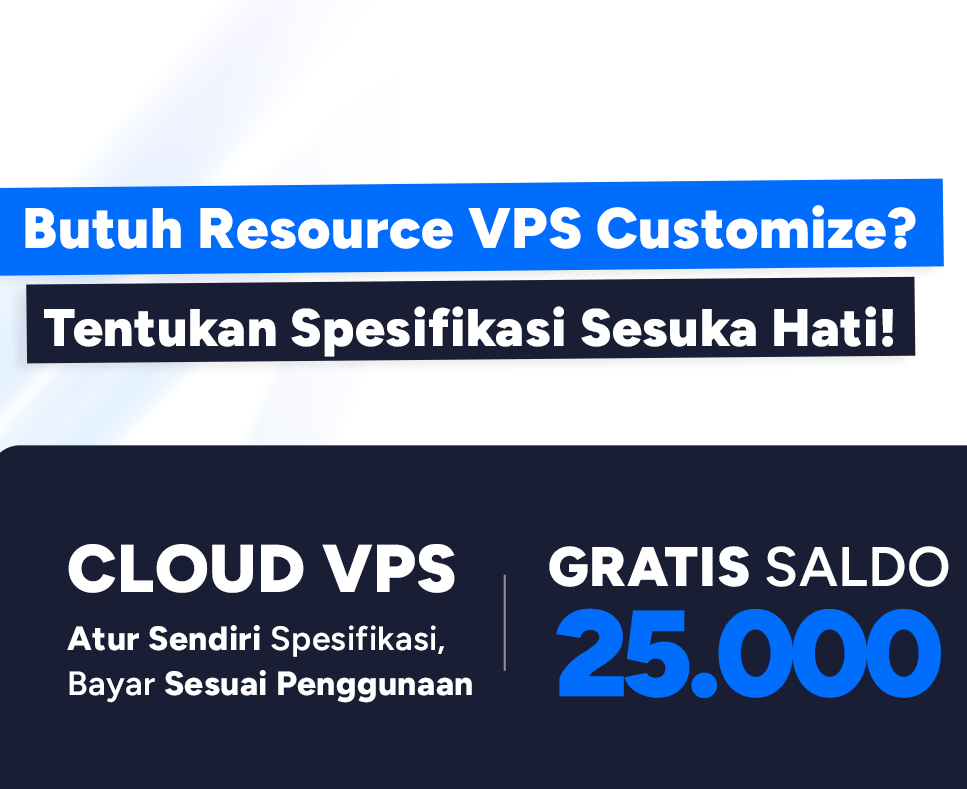 sadiskon's tweet image. Upgrade skillmu di dunia digital! Beli Cloud VPS di IdCloudHost, dapat saldo Rp25.000 GRATIS! 🥳 Promo berlaku sampai 2 Januari 2026.  Jangan sampai kelewatan! #Sadiskon #IdCloudHost #CloudVPS #Gratis #Promo  sadiskon.com/promo/idcloudh…