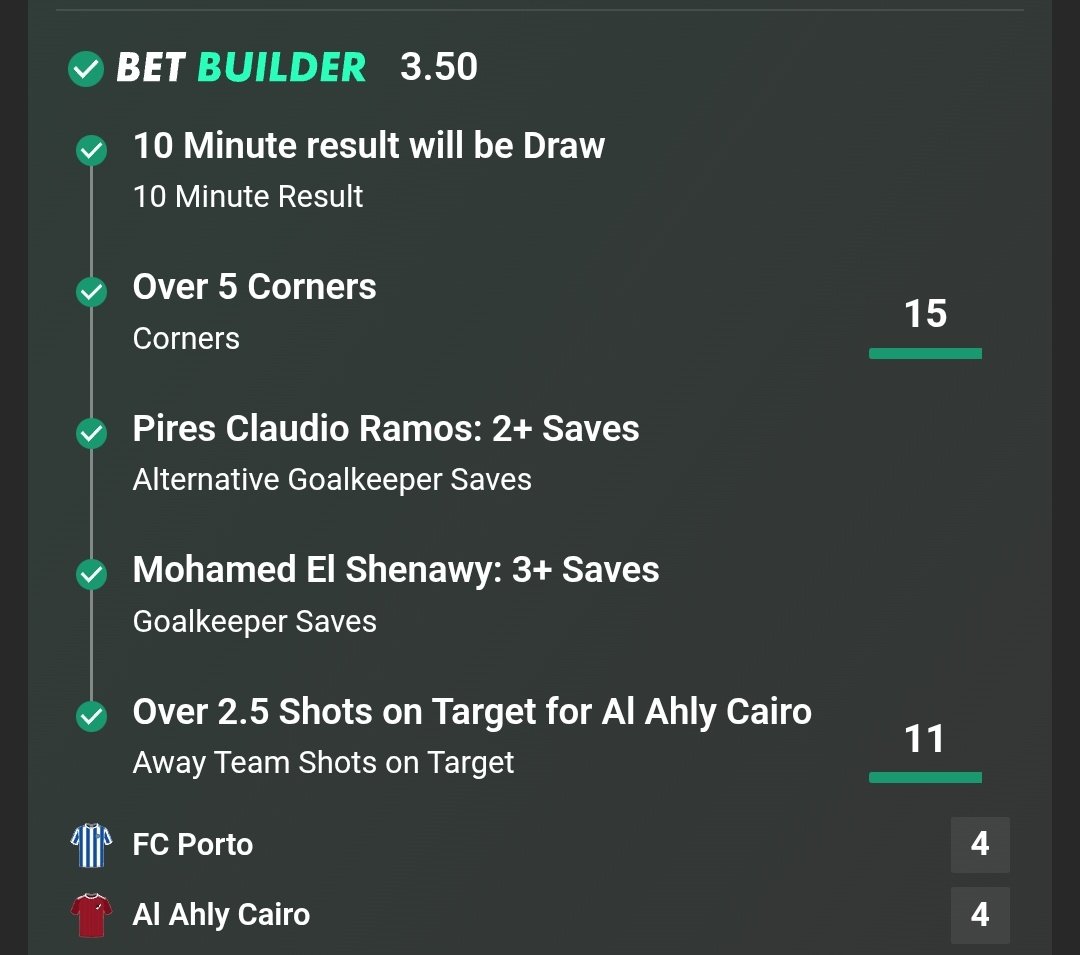 Martin Ritani (@rit3489) on Twitter photo And out Bet won £1050 into the bag
To celebrate the win I'll give
£200 to someone who ❤️
£200 to someone who retweets
Must be following <a href="/rit3489/">Martin Ritani</a>
#AlahlyPorto
#FIFAClubWorldCup And out Bet won £1050 into the bag
To celebrate the win I'll give
£200 to someone who ❤️
£200 to someone who retweets
Must be following <a href="/rit3489/">Martin Ritani</a>
#AlahlyPorto
#FIFAClubWorldCup
