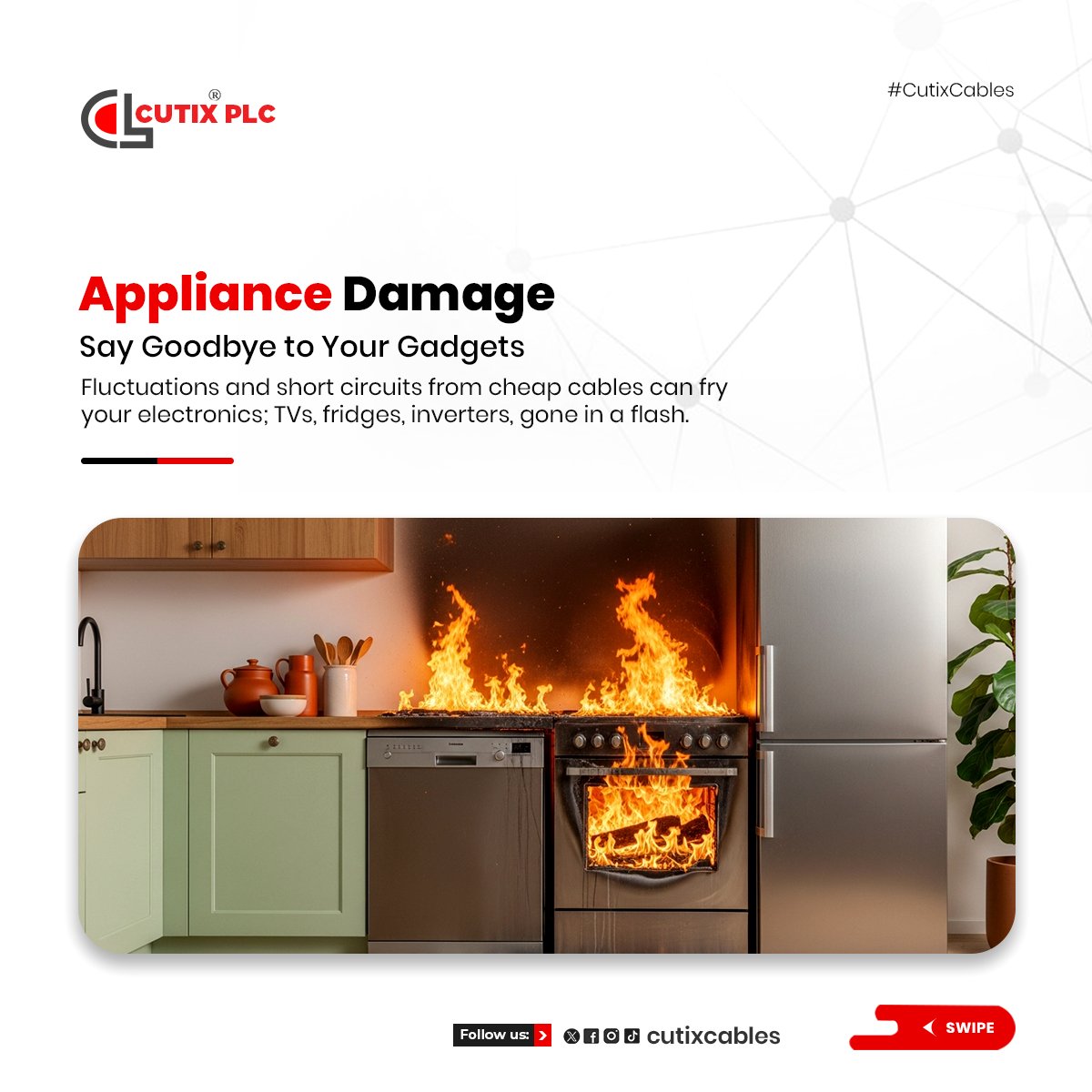 Cutixcables's tweet image. A small compromise today can lead to total destruction tomorrow.

For more info:
☎️: +2347046236426
📧: info@cutixplc.com.ng

#CutixPlc #qualityCables #ExclusiveQuality #CutixCables