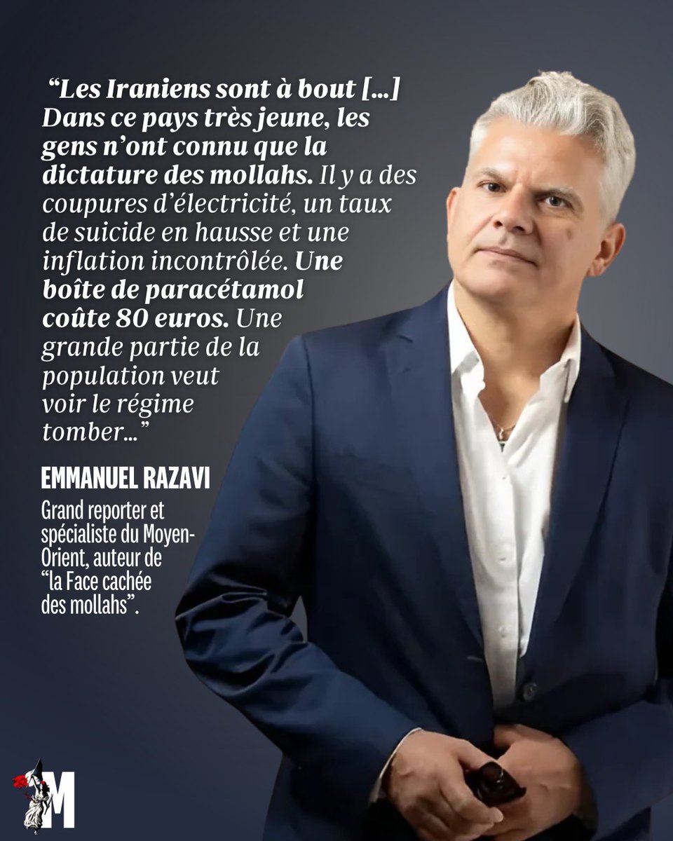 Le régime des #mollahs peut-il tomber ?
Et, si oui, est-ce la défaite militaire qui l’obligerait à abdiquer ou bien, hypothèse que semblent privilégier nombre d’observateurs étrangers, est-ce la colère de la rue contre l’entêtement des mollahs, des gardiens de la révolution et du