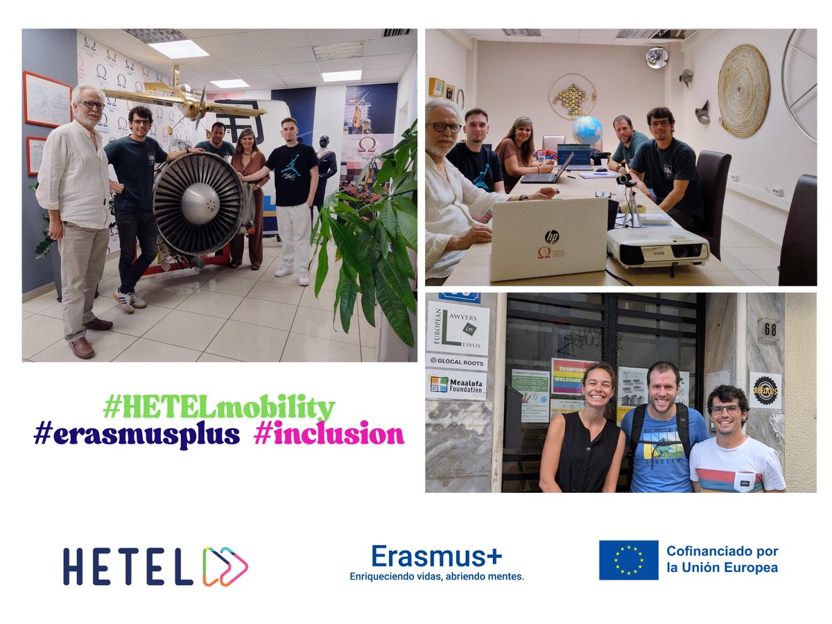 HETEL FP (@hetelfp) on Twitter photo 👨🏫✈️Two #teachers from <a href="/CF_Otxarkoaga/">Centro F Otxarkoaga</a> visit #Athens to explore #bestpractices in #VET and #inclusion.
🌍 A #mobility supported by an #ErasmusPlus grant from HETEL, promoting international experiences and the sharing of practices across #Europe
hetel.eus/en/otxarkoaga-… 👨🏫✈️Two #teachers from <a href="/CF_Otxarkoaga/">Centro F Otxarkoaga</a> visit #Athens to explore #bestpractices in #VET and #inclusion.
🌍 A #mobility supported by an #ErasmusPlus grant from HETEL, promoting international experiences and the sharing of practices across #Europe
hetel.eus/en/otxarkoaga-…