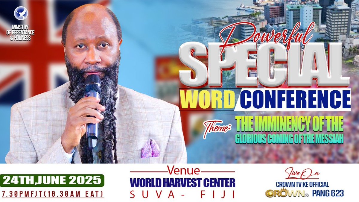 Nelsonkanzi's tweet photo. Welcome to the powerful service on the Glorious imminent return of the Messiah and the Gravity to Prepare #SuvaRevivalWord https://t.co/a7QA4TWaxw