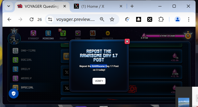 RavejP56757's tweet image. #ProjectVoyagerDay6