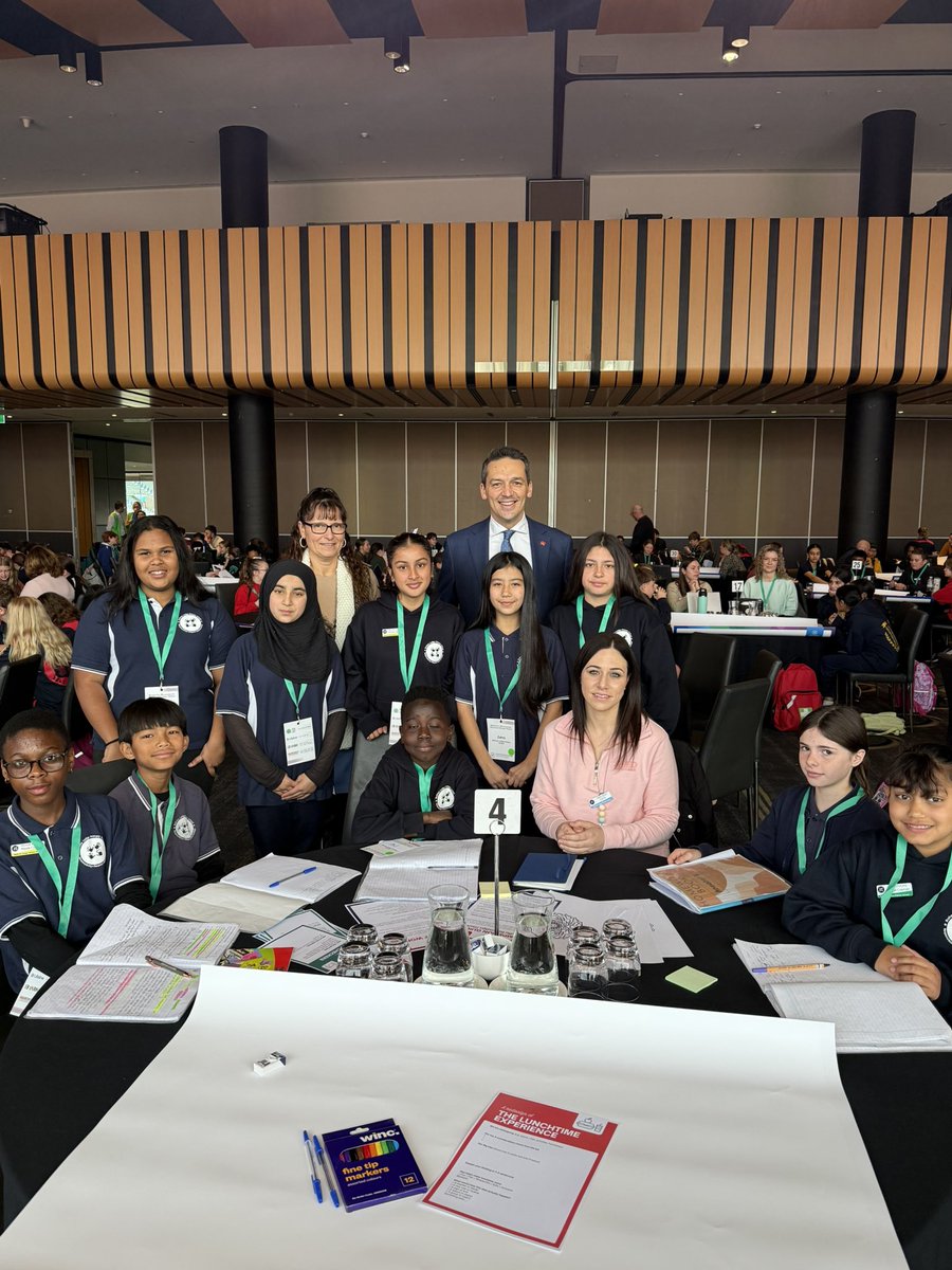 Fantastic to welcome primary school students and staff from across the state to our public schools’ Respectful Relationships Education Student Forums today, including these students from Brahma Lodge Primary School. 

We have invited students to share with us their ideas on