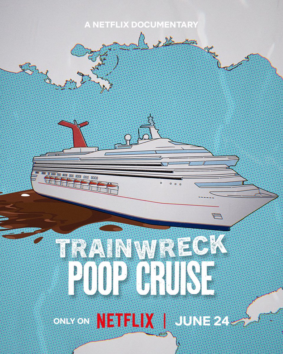 CinemaRareIN's tweet photo. An engine fire leaves 4,000 passengers stranded at sea without power and plumbing in this wild documentary about the infamous "poop cruise" of 2013.
Documentary feature #Trainwreck: #PoopCruise (2025) by #JamesRoss, now streaming on @NetflixIndia. https://t.co/pBlmLeON7u