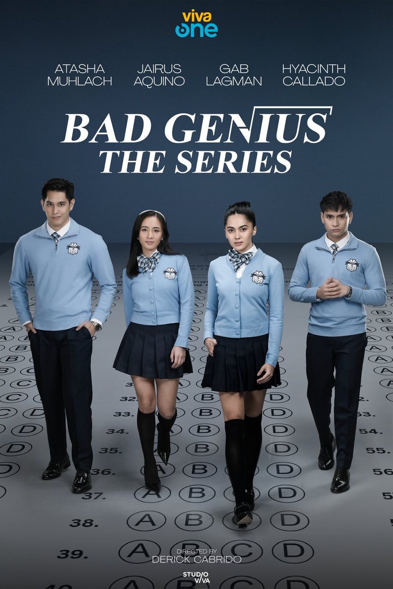 Astiiig! Slaaay! Lakaaas! 🔥

Poster reveal pa lang, palaban na!

Bad Genius: The Series premieres exclusively on Viva One this July 17.

Starring Atasha Muhlach, Jairus Aquino, Gab Lagman and Hyacinth Callado. Directed by Derick Cabrido. 

Let the genius moves begin!